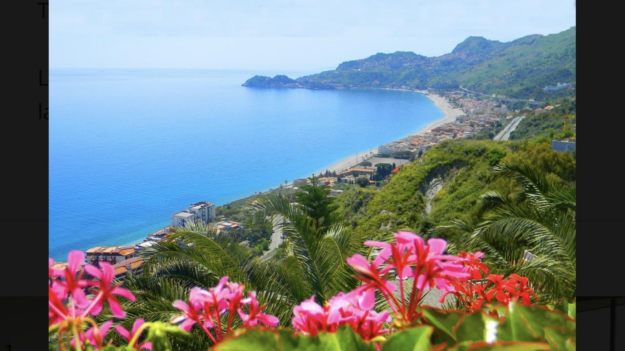 La Nave Sul Mare Di Taormina Letojanni Exterior foto